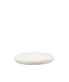 Maison Margiela Four-stitch Wool Beret In White