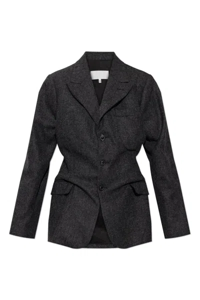 Maison Margiela Wool Blazer In Black