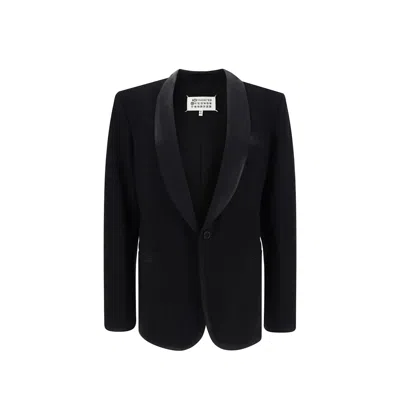 Maison Margiela Wool Blazer Women In Black