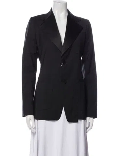 Pre-owned Maison Margiela Wool Blazer W/ Tags In Blue