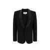 Maison Margiela Wool Blazer Women In Blue