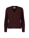 Maison Margiela Wool Blend Cardigan In Red