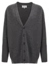 Maison Margiela Wool Cardigan With Four-stitched Logo