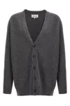 Maison Margiela Wool Cardigan With Four-stitched Logo