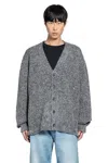 Maison Margiela Buttoned Cardigan In Gray