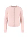 Maison Margiela Cardigan In Lana In Pink