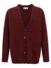 Maison Margiela Wool Cardigan With V-neck And Back Detail