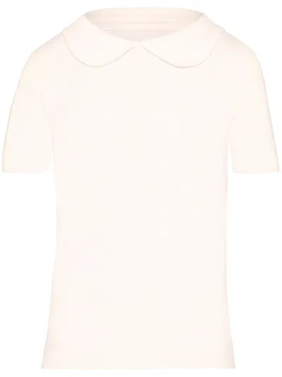 Maison Margiela Wool-cashmere Blend Top In Pink