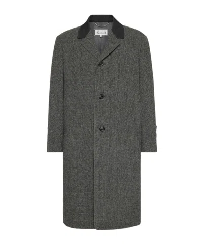 MAISON MARGIELA MAISON MARGIELA LONG SLEEVE SINGLE-BREASTED COAT