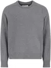 Maison Margiela Men's Wool Crewneck Jumper Sweater In Grey