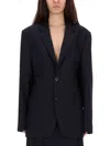 Maison Margiela Wool Jacket In Blue
