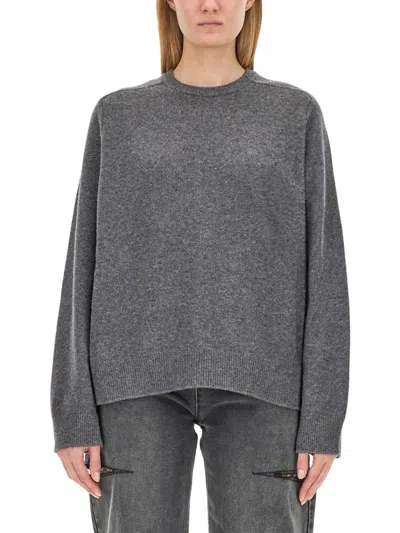 Maison Margiela Woman Sweater Grey Size S Wool In Gray