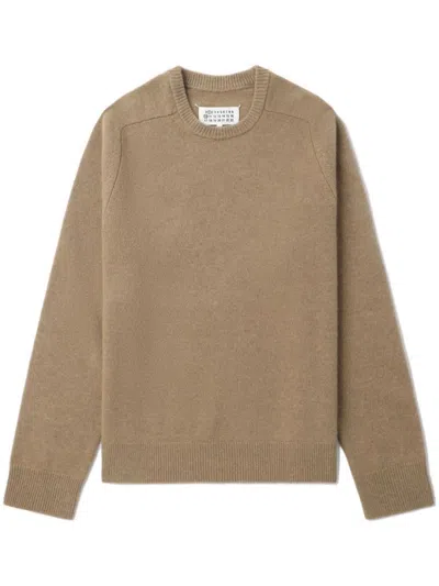 Maison Margiela Wool Jumper In Neutrals