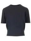 Maison Margiela Wool Knit Top Knitwear Blue