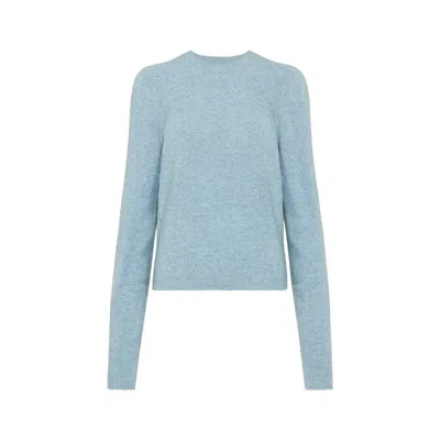 Maison Margiela Wool Knit Top Woman Blue