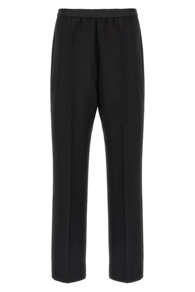 Maison Margiela Pantalone Lana In Black