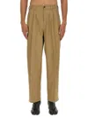 Maison Margiela Men's Wool Pants In Neutrals