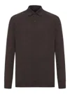 Maison Margiela Wool Polo With Elbow Patches In Green