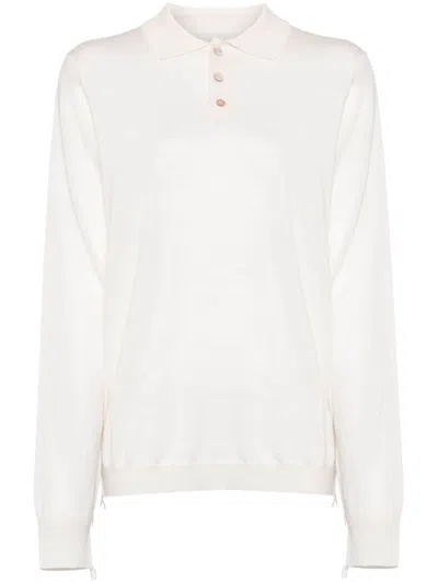 Maison Margiela Wool Shirt In White