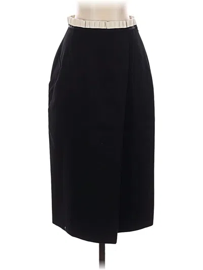Pre-owned Maison Margiela Wool Skirt In Black