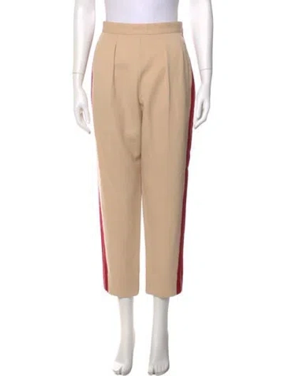 Pre-owned Maison Margiela Wool Straight Leg Pants In Neutral