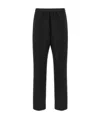 Maison Margiela Wool Straight-leg Trousers In Black