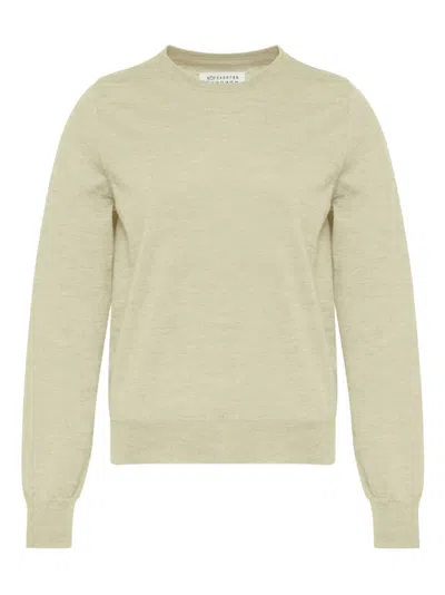 Maison Margiela Wool Sweater In Nude
