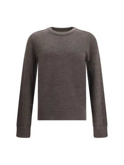 Maison Margiela Wool Sweater In Brown