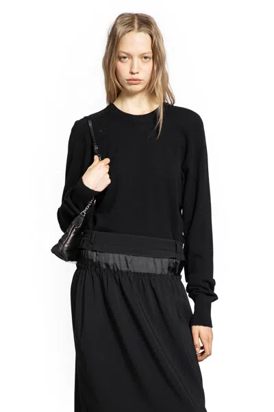 Maison Margiela Wool Sweater In Black
