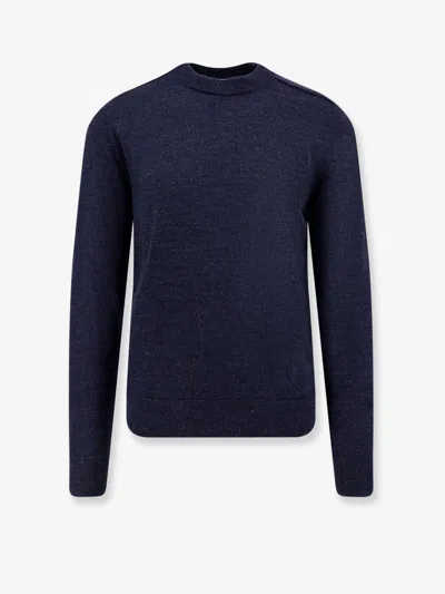 Maison Margiela Wool Sweater In Blue