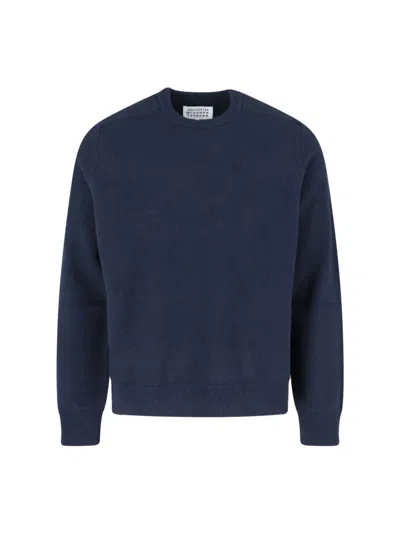 Maison Margiela Wool Sweater In Blue