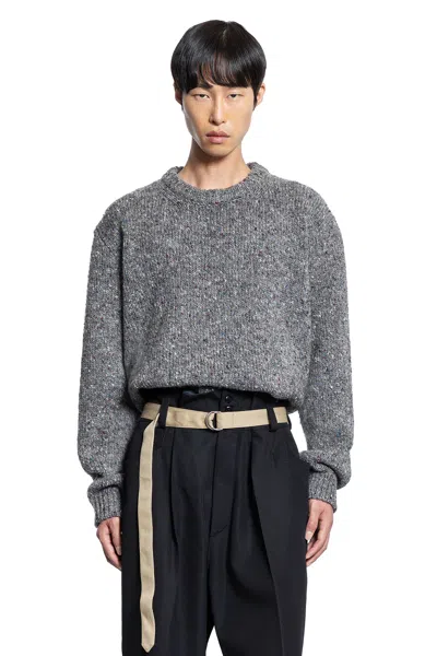 Maison Margiela Wool Sweater In Gray