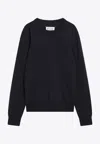 Maison Margiela Wool Sweater With Elbow Patches