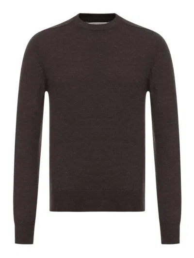 Maison Margiela Wool Polo. In Black