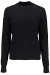 MAISON MARGIELA WOOL SWEATER WITH INSIDE-OUT SEAMS