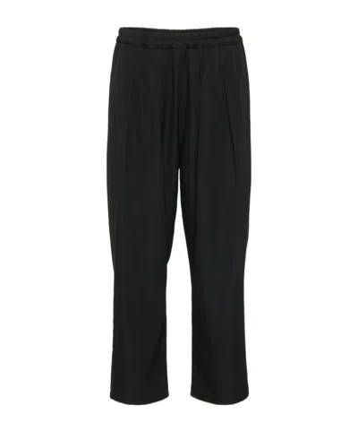 Maison Margiela Wool Trousers In Black