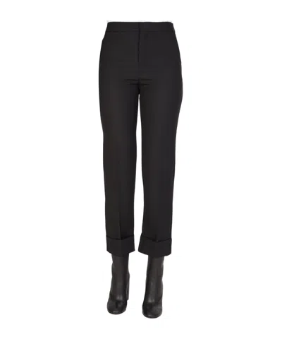 Maison Margiela Wool Trousers In Black