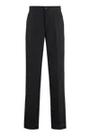 Maison Margiela Wool Trousers In Black