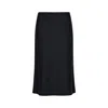 Maison Margiela Wool Twill A-line Skirt Woman Navy