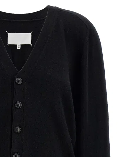 Maison Margiela Wool Women's Cardigan In Blue