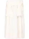 Maison Margiela Work-in-progress Midi Skirt In Neutrals