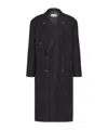 Maison Margiela Four-stich Coat In Black