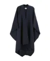 Maison Margiela British Mohair Blanket Coat In Black