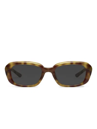 Maison Margiela X Gentle Monster Four-stitch Sunglasses In Brown