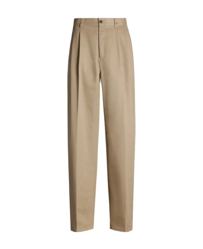 Maison Margiela X Pendleton Logo-patch Checked-yoke Trousers In Nude