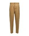 Maison Margiela X Pendleton Yoke-checked Trousers In Brown