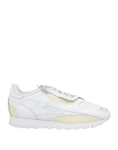 Maison Margiela X Reebok Memory Of Low-top Sneakers In White Leather