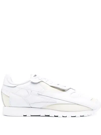 Maison Margiela X Reebok Memory Of Low-top Sneakers In White Leather