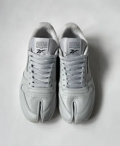 Pre-owned Maison Margiela X Reebok ‘project 0 Cl' Tabi Sneakers In Light Gray