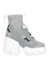 Maison Margiela X Reebok Woman Ankle Boots White Size 7.5 Textile Fibers